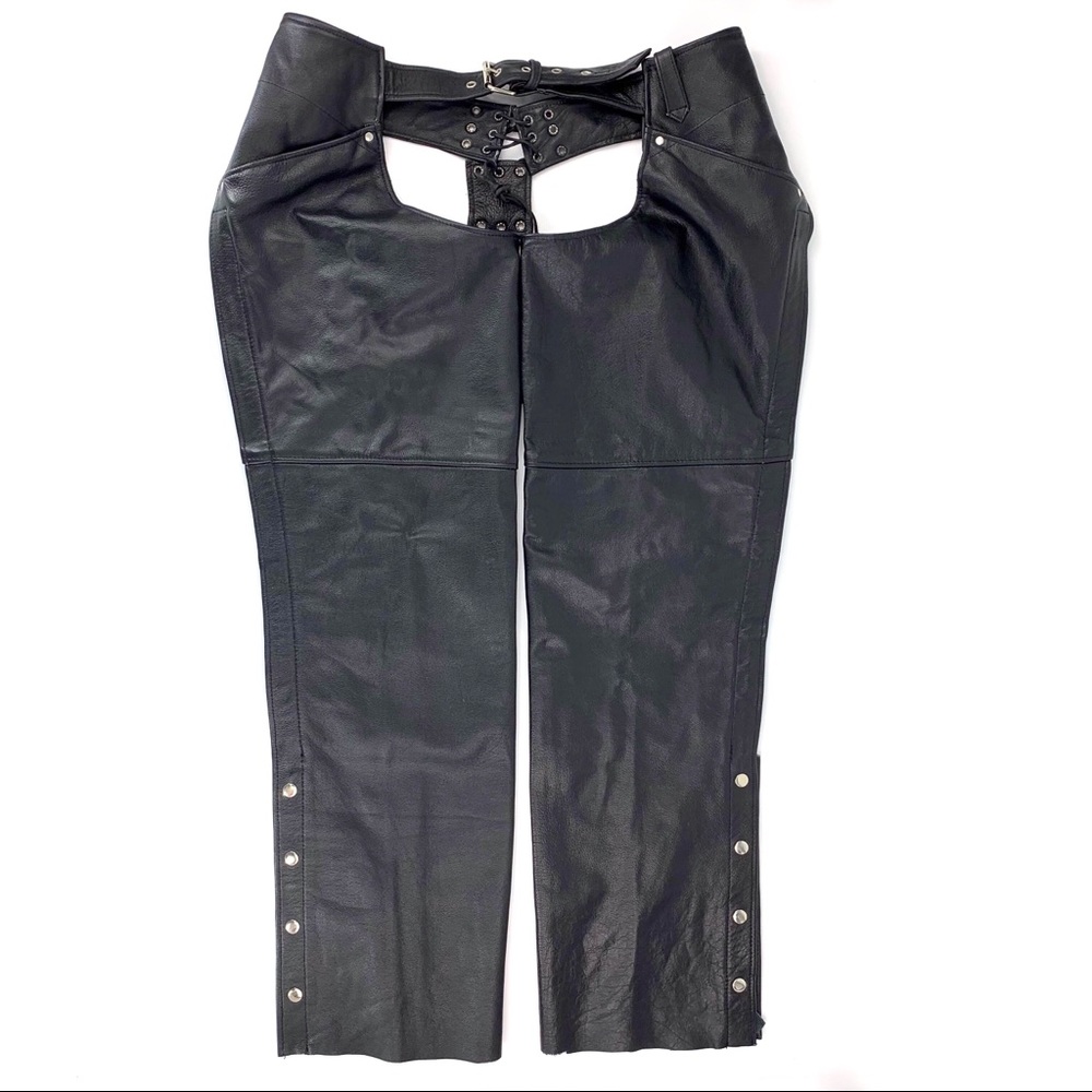 Milwaukee Leather Men's Classic Hip Pocket Leather Chaps SH-1173, 3XL